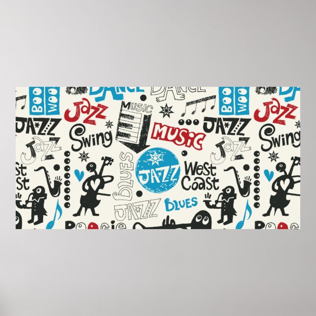 jazz doodle mix poster (Front)