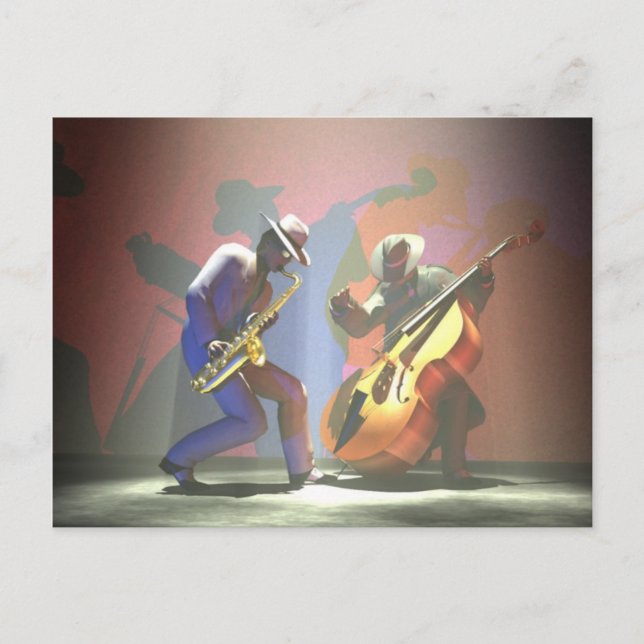 Jazz Duel Postcard (Front)