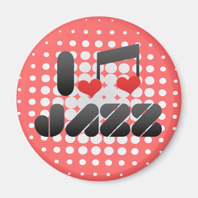 Jazz fan magnet (Front)