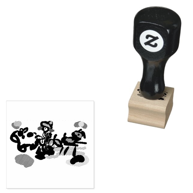 Jazz farm autumn  rubber stamp (Stamped)