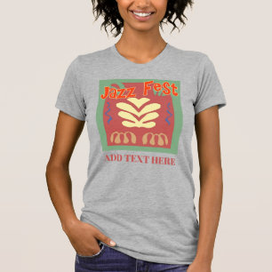 Jazz Fest: Abstract Hearts T-Shirt
