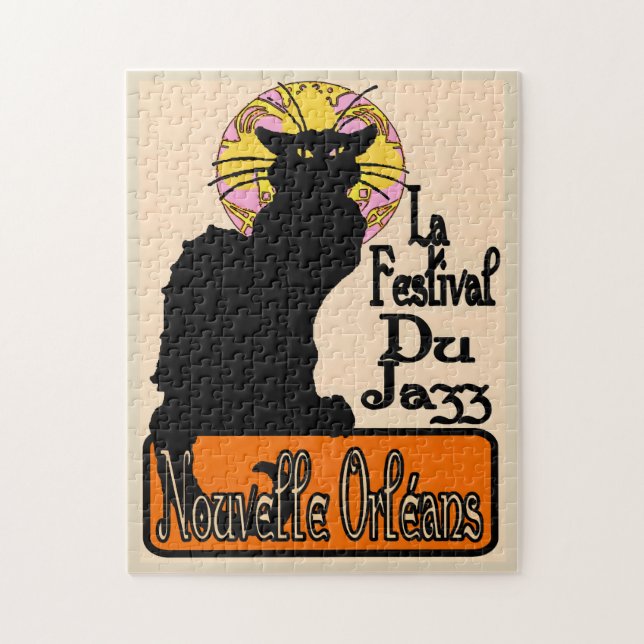 Jazz Fest Abstract Musical Instraments Jigsaw Puzzle (Vertical)