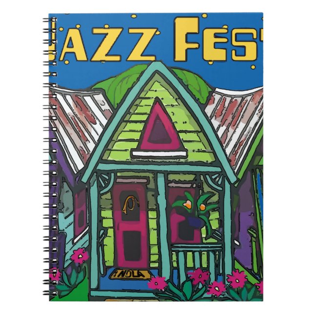 Jazz fest Houses Notebook (Front)