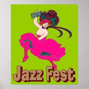 Jazz Fest LAdy 2010 Poster