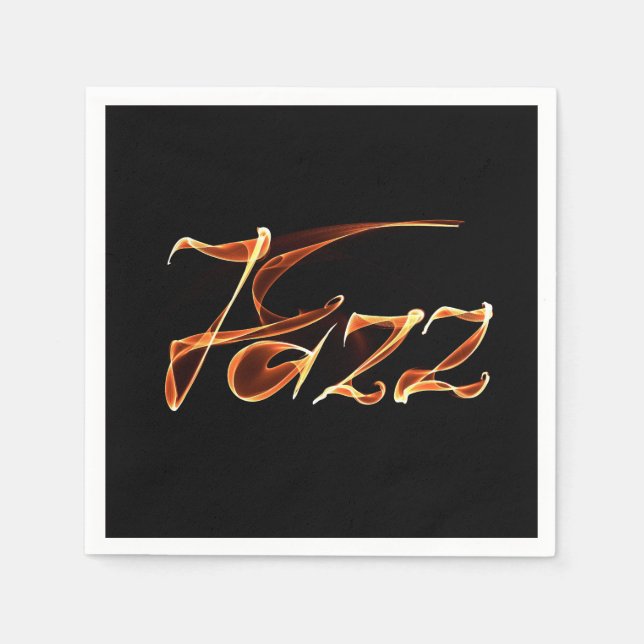 Jazz fire sign napkin (Front)