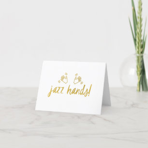 Jazz Hands Card
