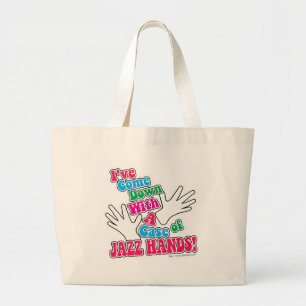 Jazz Hands! Large Tote Bag
