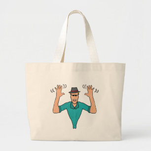 Jazz Hands Large Tote Bag