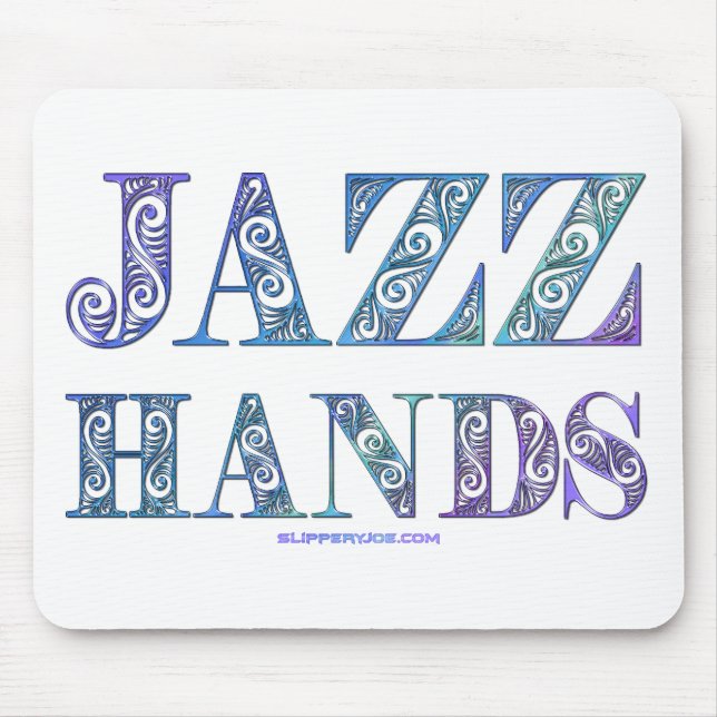 Jazz Hands Mouse Pad (Front)