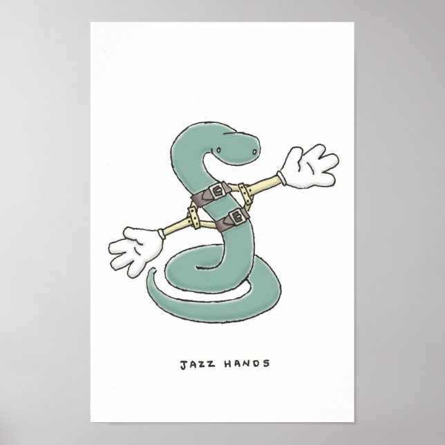 jazz hands poster (Front)