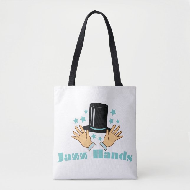 Jazz Hands Tote Bag (Front)