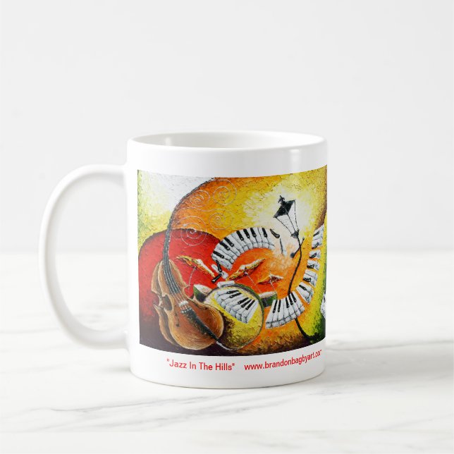 Jazz In The Hills Coffee Mug (Left)