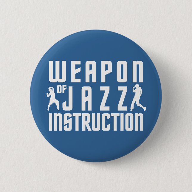 Jazz Instruction custom button (Front)