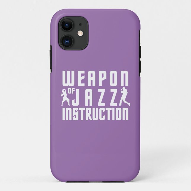 Jazz Instruction custom colour iPhone case (Back)