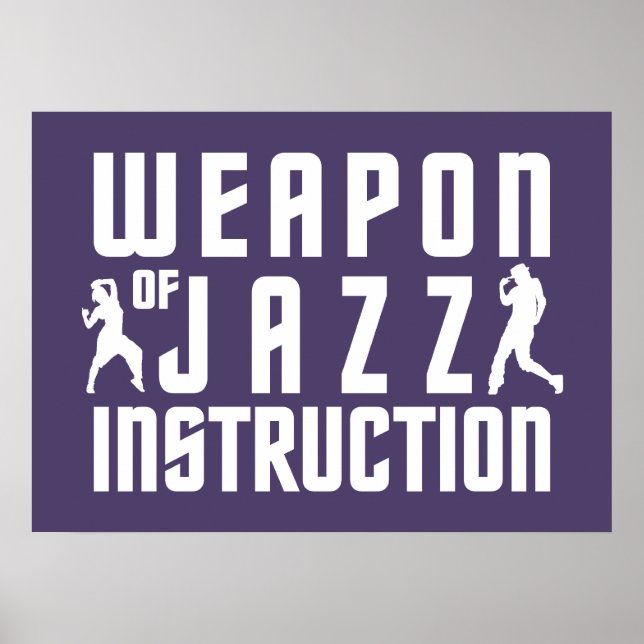 Jazz Instruction custom colour poster (Front)