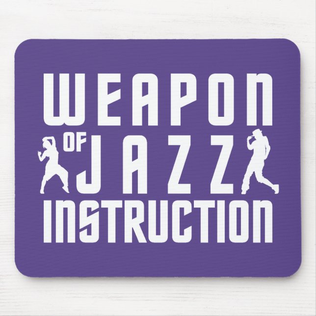 Jazz Instruction custom mousepad (Front)