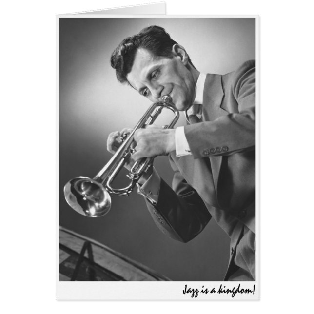 "Jazz is a kingdom." (Front)