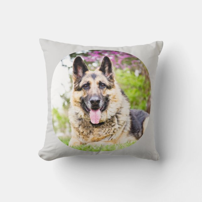 Jazz is Fresh German Shepard Pillow (Front)