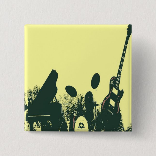 Jazz it Up/Band 15 Cm Square Badge (Front)