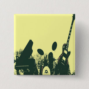 Jazz it Up/Band 15 Cm Square Badge