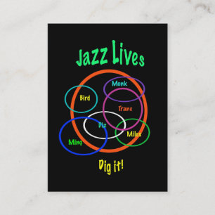 Jazz Lives ATC Business Card