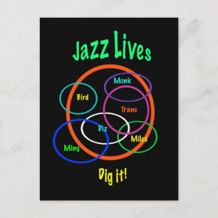 Jazz Lives Postcard