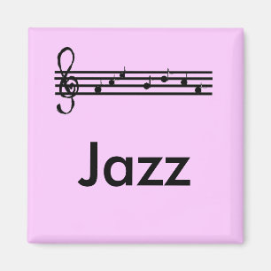 Jazz Lovers Purple  Magnet