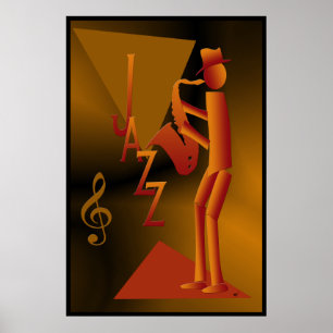 Jazz Man Poster Print
