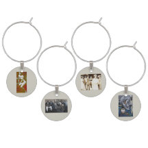 "Jazz Me" Wine charms