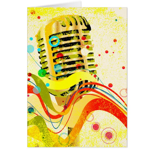 Jazz Microphone Poster (Front)