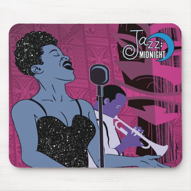 Jazz Midnight mouse pad (Front)