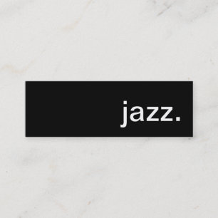 jazz. mini business card