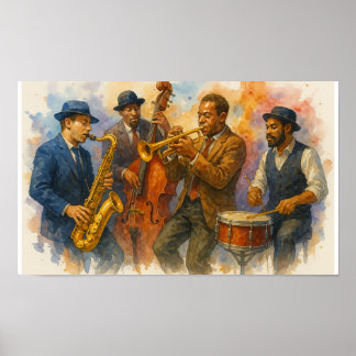 Jazz Muscians Poster