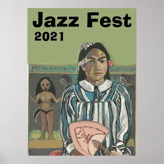 jazz Music after Gauguin Poster (Front)