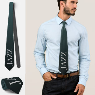 Jazz music band matching ties classic black tie