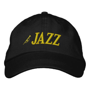 Jazz Music Embroidered Hat