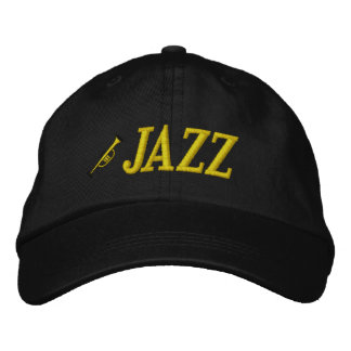 Jazz Music Embroidered Hat