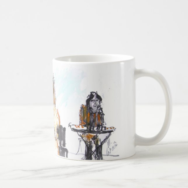 jazz music group coffee mug (Right)