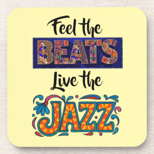 Jazz music lover coaster