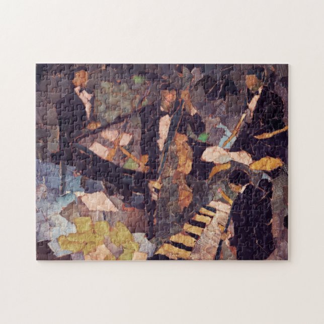 Jazz Music Quartet Puzzle (Horizontal)