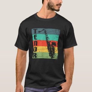 Jazz Music Tenor Saxophone Player Jazz Musician Sa T-Shirt
