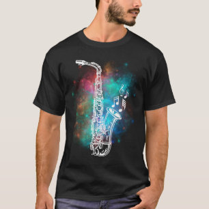 Jazz Musician Saxophonist Gifts Saxophone T-Shirt