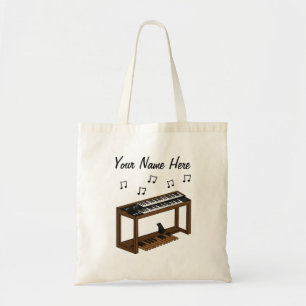 Jazz Organ Custom Tote Bag Organist Musician Gift
