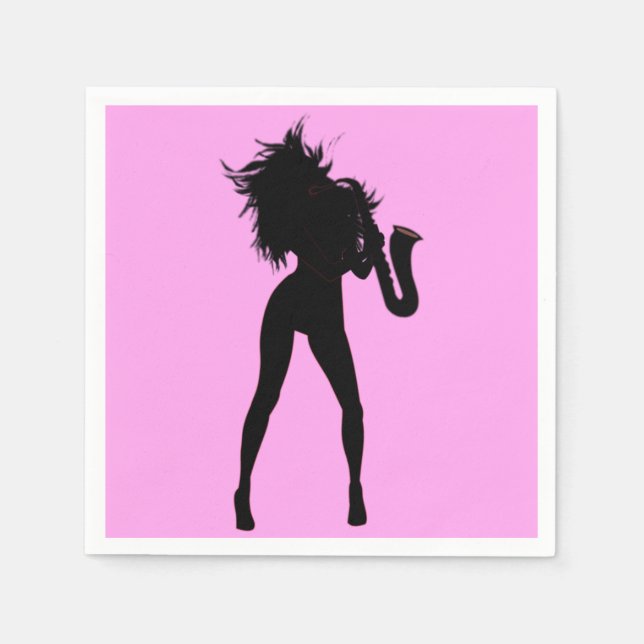Jazz Party Napkins (Front)