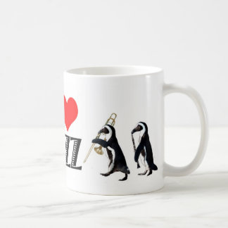 Jazz penguin mug