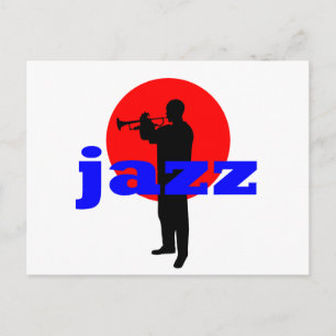 Jazz Player Postcard