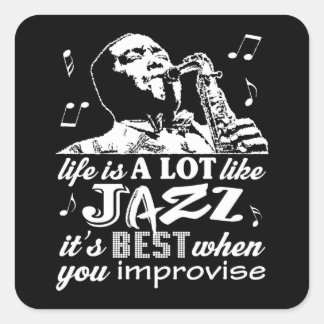 Jazz  Quotes - Music Stickers