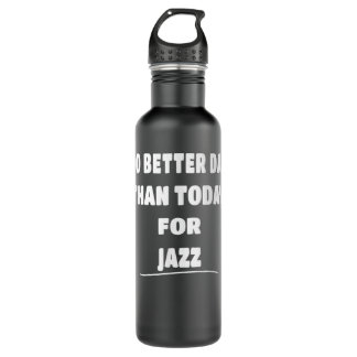 Jazz Saxaphone Jazz Day Jazz Gift 710 Ml Water Bottle