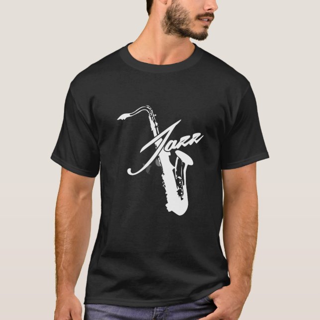 Jazz Saxophone T-Shirt (Front)