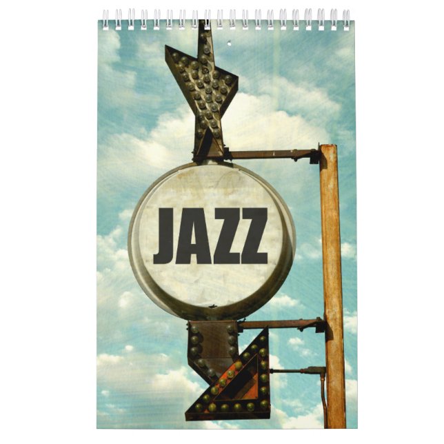 Jazz Scene Collection Showcase Wall Calendar (Cover)